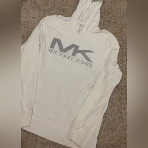 size medium Michael kores long sleeve with hoodie